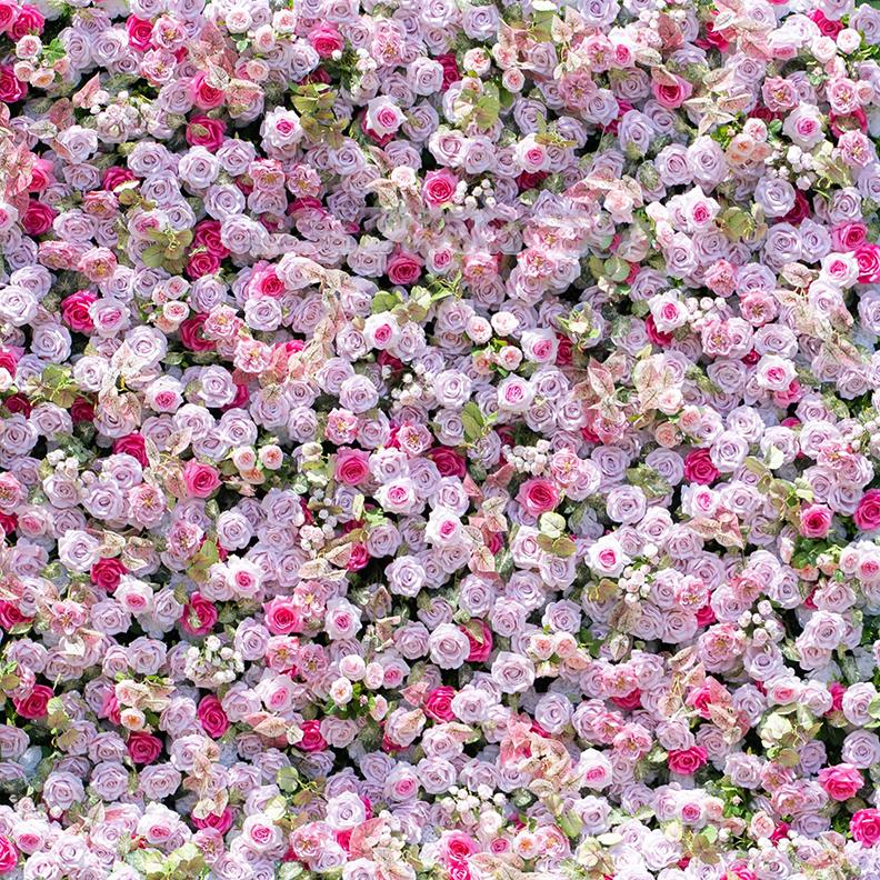 Lavender Flower Wall Rental Buffalo Photo Booth